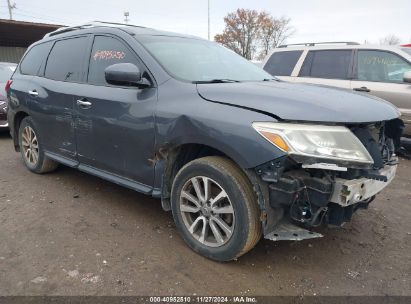 2013 NISSAN PATHFINDER SV Blue  Gasoline 5N1AR2MM1DC630936 photo #1