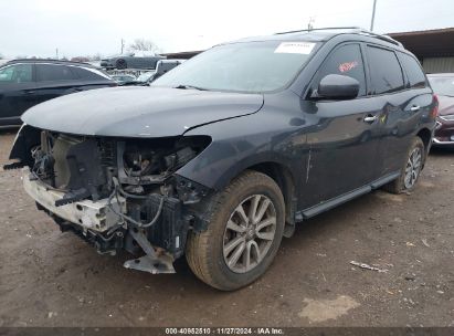 2013 NISSAN PATHFINDER SV Blue  Gasoline 5N1AR2MM1DC630936 photo #3