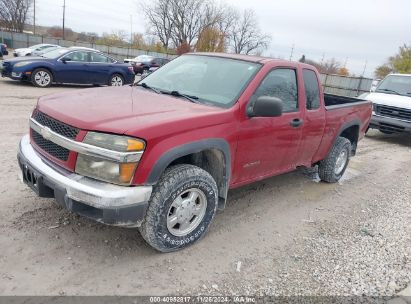 2004 CHEVROLET COLORADO Red  Gasoline 1GCDT196648177388 photo #3