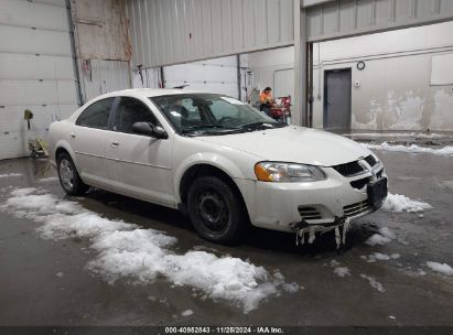 2005 DODGE STRATUS SXT White  Gasoline 1B3EL46X75N569223 photo #1