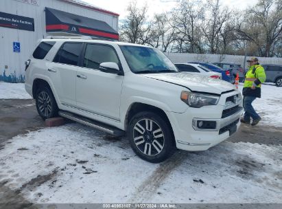 2014 TOYOTA 4RUNNER LIMITED White  Gasoline JTEBU5JR2E5186833 photo #1