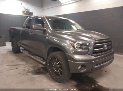 2013 TOYOTA TUNDRA DOUBLE CAB SR5 Gray  Gasoline 5TFUY5F17DX303782 photo #1