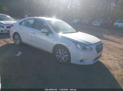 2016 SUBARU LEGACY 2.5I PREMIUM White  Gasoline 4S3BNBC67G3051249 photo #1