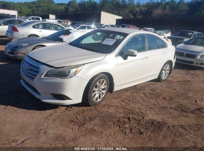 2016 SUBARU LEGACY 2.5I PREMIUM White  Gasoline 4S3BNBC67G3051249 photo #3