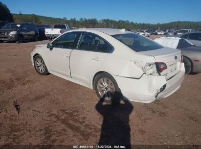 2016 SUBARU LEGACY 2.5I PREMIUM White  Gasoline 4S3BNBC67G3051249 photo #4