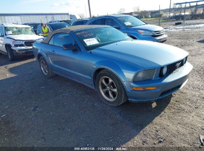 2005 FORD MUSTANG GT Blue  Gasoline 1ZVFT85H555245608 photo #1