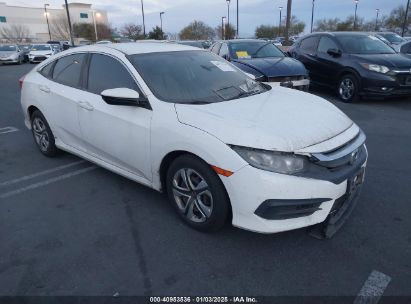 2016 HONDA CIVIC LX White  Gasoline 2HGFC2F52GH523897 photo #1