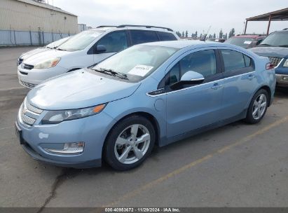 2013 CHEVROLET VOLT Light Blue  Hybrid 1G1RE6E42DU104262 photo #3