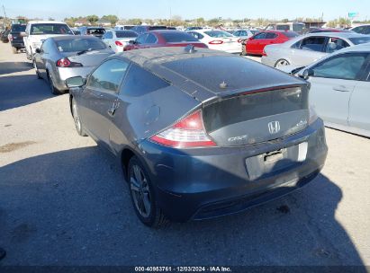 2013 HONDA CR-Z EX Gray  Hybrid JHMZF1D67DS002363 photo #4