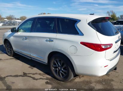 2013 INFINITI JX35 White  Gasoline 5N1AL0MM2DC321157 photo #4