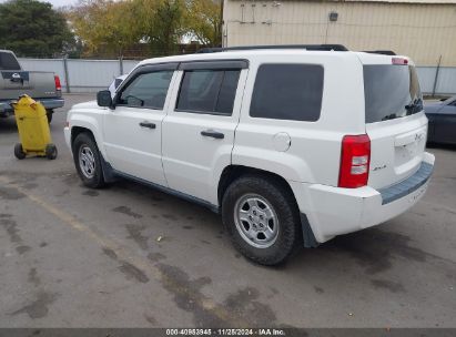 2008 JEEP PATRIOT SPORT White  Gasoline 1J8FF28W48D750978 photo #4