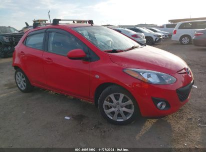 2012 MAZDA MAZDA2 TOURING Red  Gasoline JM1DE1LZ2C0133463 photo #1