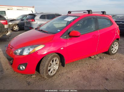 2012 MAZDA MAZDA2 TOURING Red  Gasoline JM1DE1LZ2C0133463 photo #3