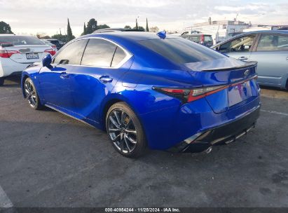 2024 LEXUS IS 350 F SPORT Blue  Gasoline JTHGZ1B25R5072853 photo #4