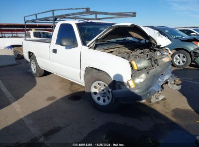 2007 CHEVROLET SILVERADO 1500 CLASSIC WORK TRUCK White  Gasoline 1GCEC14X67Z189141 photo #1