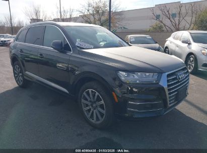 2017 AUDI Q7 3.0T PREMIUM Black  Gasoline WA1LAAF77HD024623 photo #1