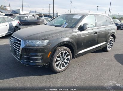 2017 AUDI Q7 3.0T PREMIUM Black  Gasoline WA1LAAF77HD024623 photo #3