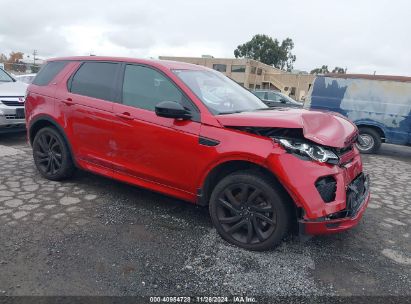 2019 LAND ROVER DISCOVERY SPORT HSE Red  Gasoline SALCR2GX4KH807247 photo #1