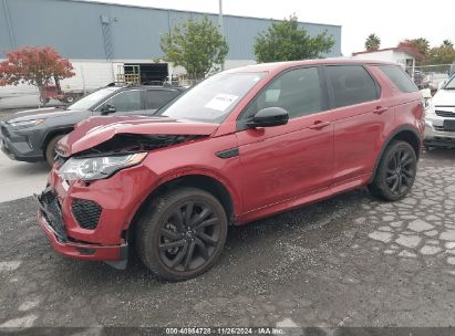 2019 LAND ROVER DISCOVERY SPORT HSE Red  Gasoline SALCR2GX4KH807247 photo #3