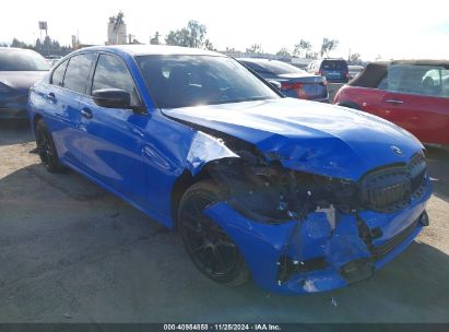 2020 BMW 330I Blue  Gasoline 3MW5R1J09L8B10245 photo #1