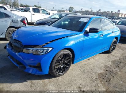 2020 BMW 330I Blue  Gasoline 3MW5R1J09L8B10245 photo #3