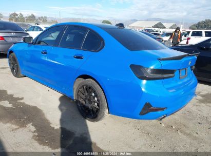 2020 BMW 330I Blue  Gasoline 3MW5R1J09L8B10245 photo #4