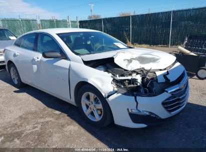 2022 CHEVROLET MALIBU FWD 1FL White  Gasoline 1G1ZC5ST6NF165955 photo #1