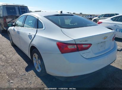 2022 CHEVROLET MALIBU FWD 1FL White  Gasoline 1G1ZC5ST6NF165955 photo #4