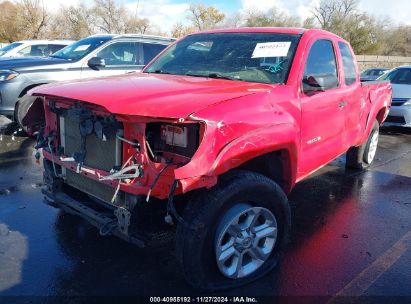 2006 TOYOTA TACOMA ACCESS CAB Red  Gasoline 5TEUU42N46Z198497 photo #3