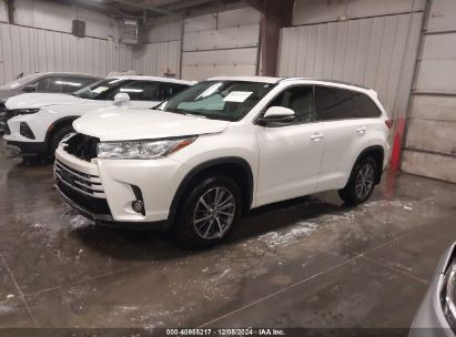 2017 TOYOTA HIGHLANDER XLE White  Gasoline 5TDJZRFH0HS473935 photo #3