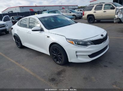 2018 KIA OPTIMA LX White  Gasoline 5XXGT4L35JG274717 photo #1