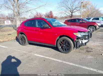 2020 ALFA ROMEO STELVIO AWD Red  Gasoline ZASPAKAN5L7C76341 photo #1