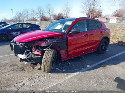 2020 ALFA ROMEO STELVIO AWD Red  Gasoline ZASPAKAN5L7C76341 photo #3