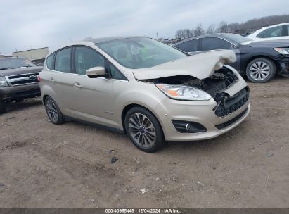 2018 FORD C-MAX HYBRID TITANIUM Gold  Hybrid 1FADP5DU0JL100712 photo #1