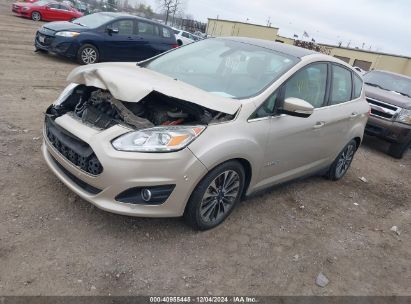 2018 FORD C-MAX HYBRID TITANIUM Gold  Hybrid 1FADP5DU0JL100712 photo #3