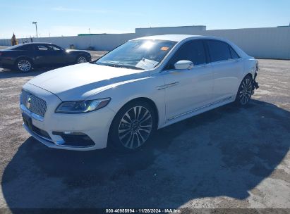 2017 LINCOLN CONTINENTAL RESERVE White  Gasoline 1LN6L9NC3H5629819 photo #3