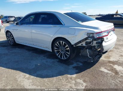 2017 LINCOLN CONTINENTAL RESERVE White  Gasoline 1LN6L9NC3H5629819 photo #4