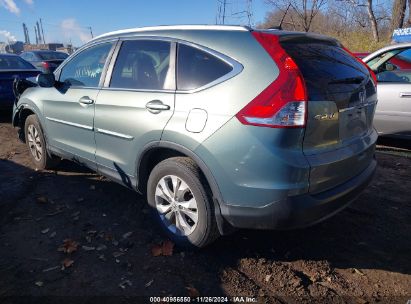 2012 HONDA CR-V EX-L Light Blue  Gasoline 2HKRM4H70CH631035 photo #4