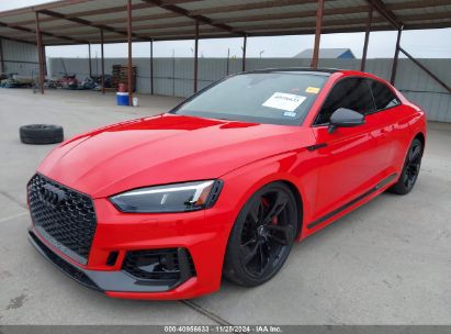 2019 AUDI RS 5 2.9T Red  Gasoline WUAPWAF50KA903836 photo #3