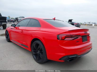 2019 AUDI RS 5 2.9T Red  Gasoline WUAPWAF50KA903836 photo #4