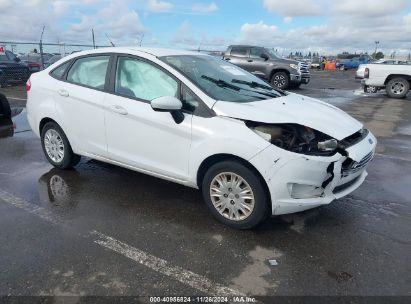 2019 FORD FIESTA S White  Gasoline 3FADP4AJ2KM154002 photo #1