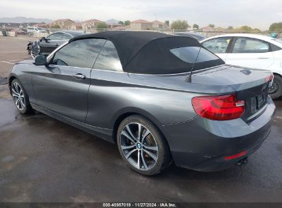 2017 BMW 230I Gray  Gasoline WBA2K9C31H7A26378 photo #4