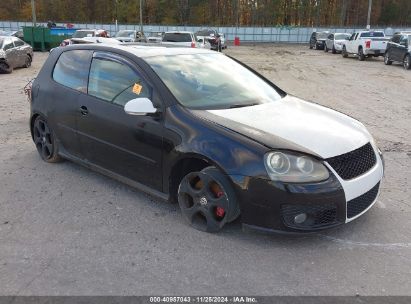 2008 VOLKSWAGEN GTI 2-DOOR Black  Gasoline WVWEV71K68W117185 photo #1