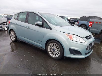 2014 FORD C-MAX HYBRID SE Turquoise  Hybrid 1FADP5AU6EL516676 photo #1