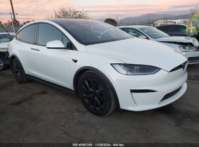 2023 TESLA MODEL X DUAL MOTOR ALL-WHEEL DRIVE/STANDARD RANGE White  Electric 7SAXCAE56PF413152 photo #1