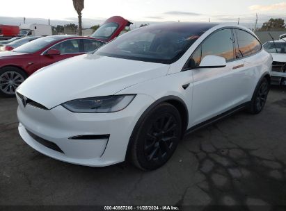 2023 TESLA MODEL X DUAL MOTOR ALL-WHEEL DRIVE/STANDARD RANGE White  Electric 7SAXCAE56PF413152 photo #3