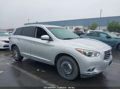 2013 INFINITI JX35 Silver  gas 5N1AL0MM8DC322538 photo #1