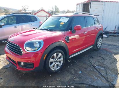 2019 MINI COUNTRYMAN COOPER Red  Gasoline WMZYS7C5XK3F45267 photo #3