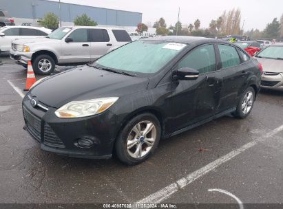 2014 FORD FOCUS SE Black  Gasoline 1FADP3F25EL176304 photo #3