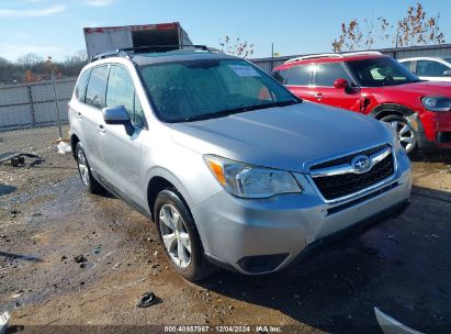 2014 SUBARU FORESTER 2.5I PREMIUM Silver  Gasoline JF2SJADC4EH520244 photo #1